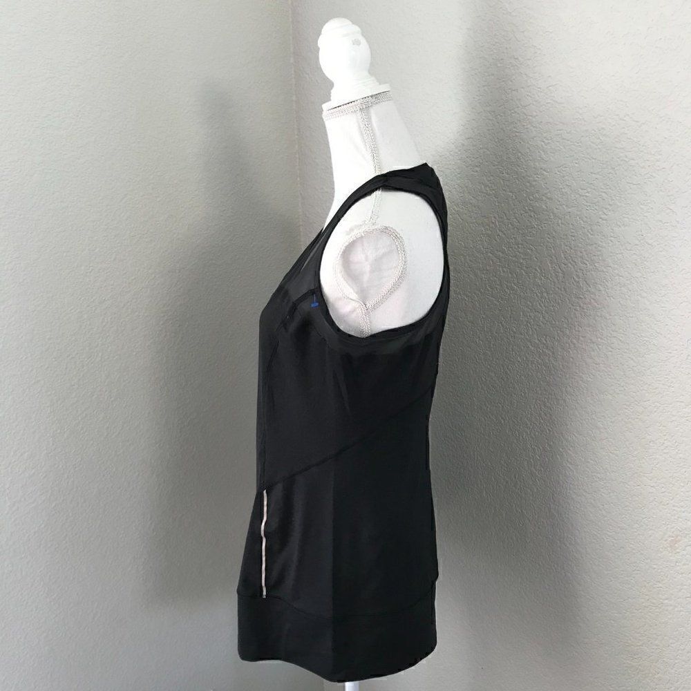 Calla Women Black Active Tank Top - Picture 2 of 7